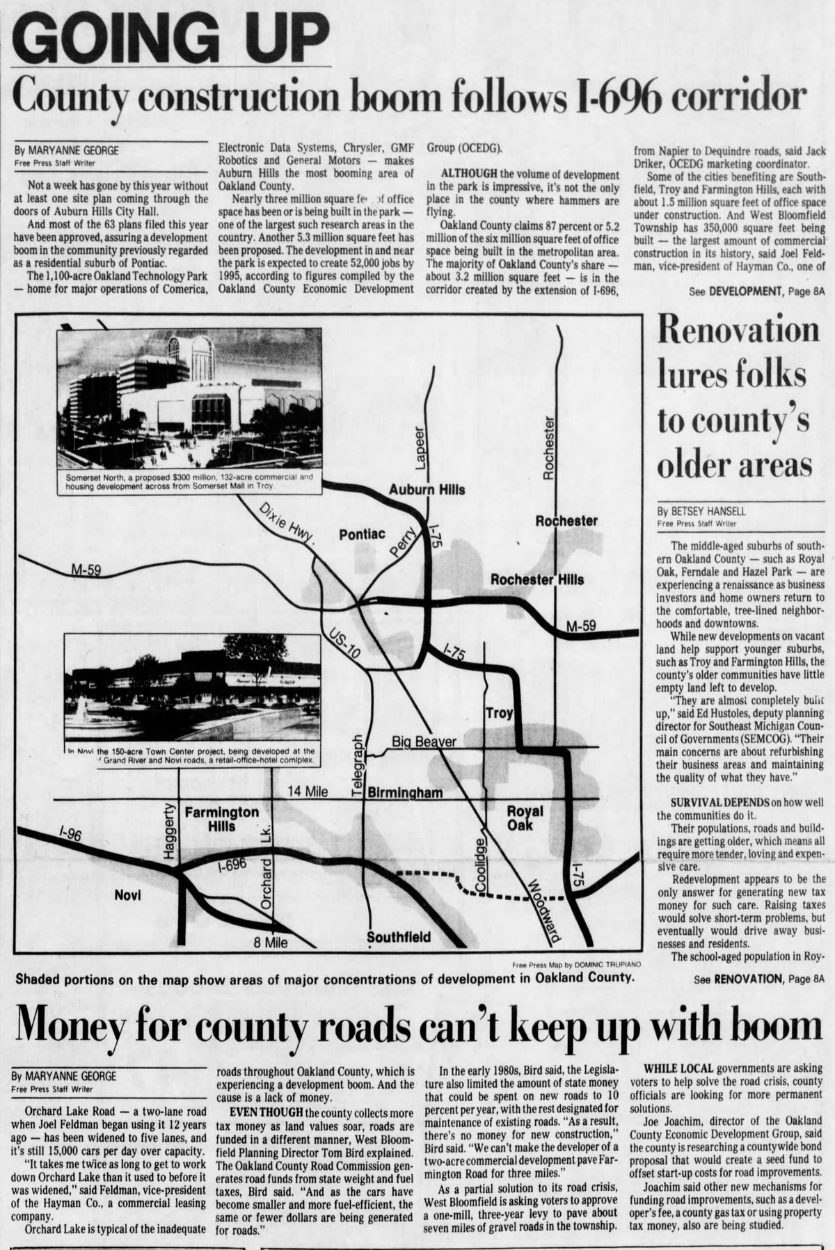 Novi Town Center - October 1986 Article